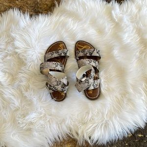 Sam Edelman Snake Print Sandals